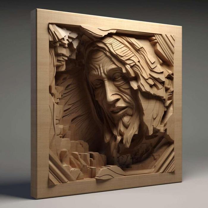 نموذج ثلاثي الأبعاد لآلة CNC 3D Art 